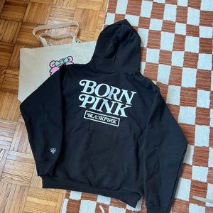 BLACKPINK Verdy Born Pink Black Hoodie Size L (Brand new with tags + Tote bag)